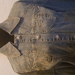 Vintage Brighton Heart Jean Jacket Medium